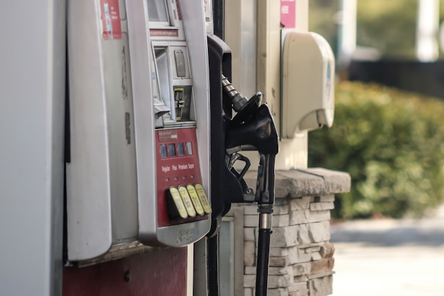 Fuel pump at a Nigerian petrol station, representing the fuel subsidy removal and economic hardship